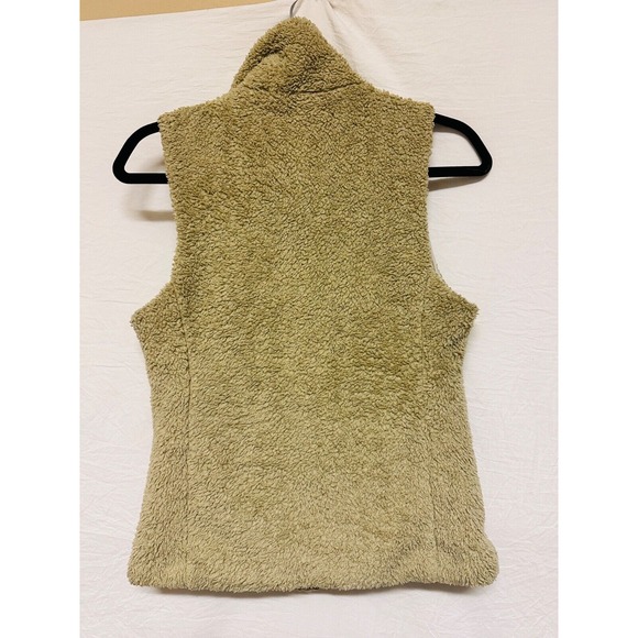 Patagonia Womens Fleece Sleeveless Vest Tan Brown Size Small‎ Soft Warm Active - Picture 8 of 11